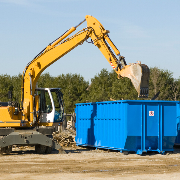 are there any restrictions on where a residential dumpster can be placed in Raphine VA